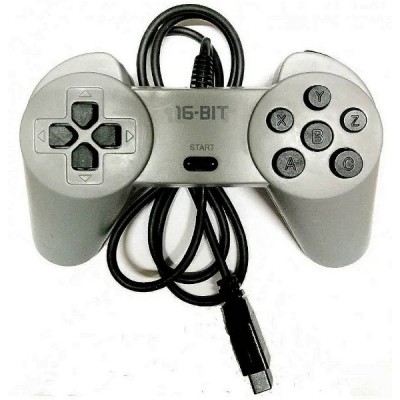 16 bit Джойстик Рогатый серый